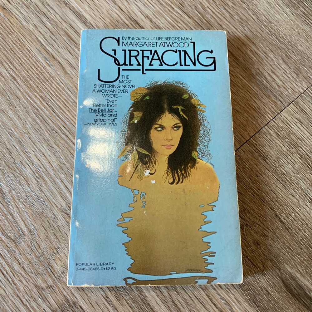 Surfacing Margaret Atwood Vintage Paperback 1972 Popular Library 0-445-08465-0